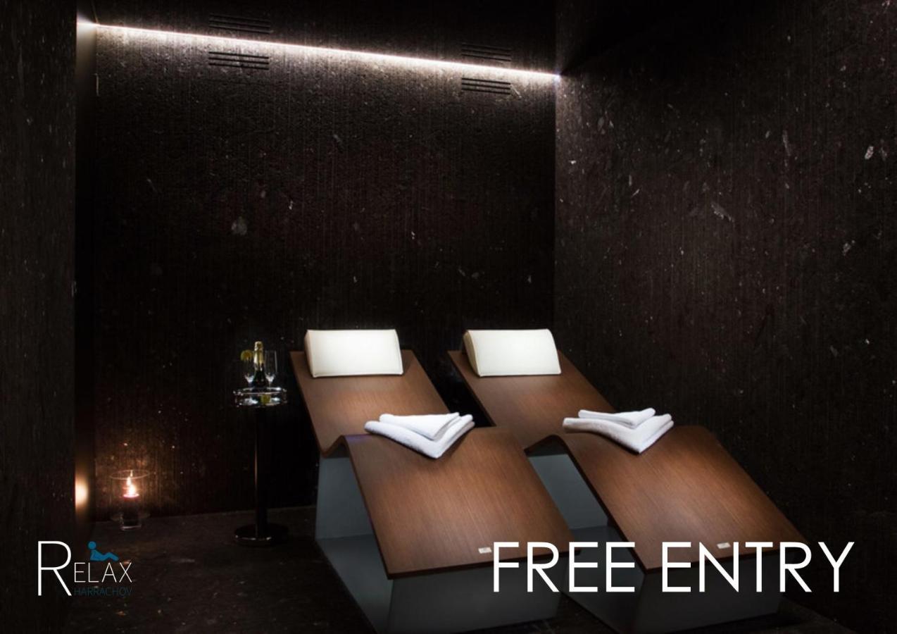 Relax Harrachov Apartments - Free Wellness Grotta Spa ภายนอก รูปภาพ